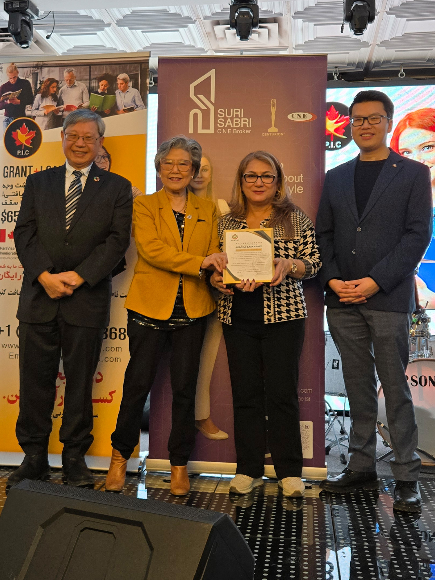 Selora-Lazarjani-Event-Setup-Appreciations-Iranian-BoxingDay-2025-Richmond-Hill-Vincent-Ho-Daisy-Way-Godwin-Chan