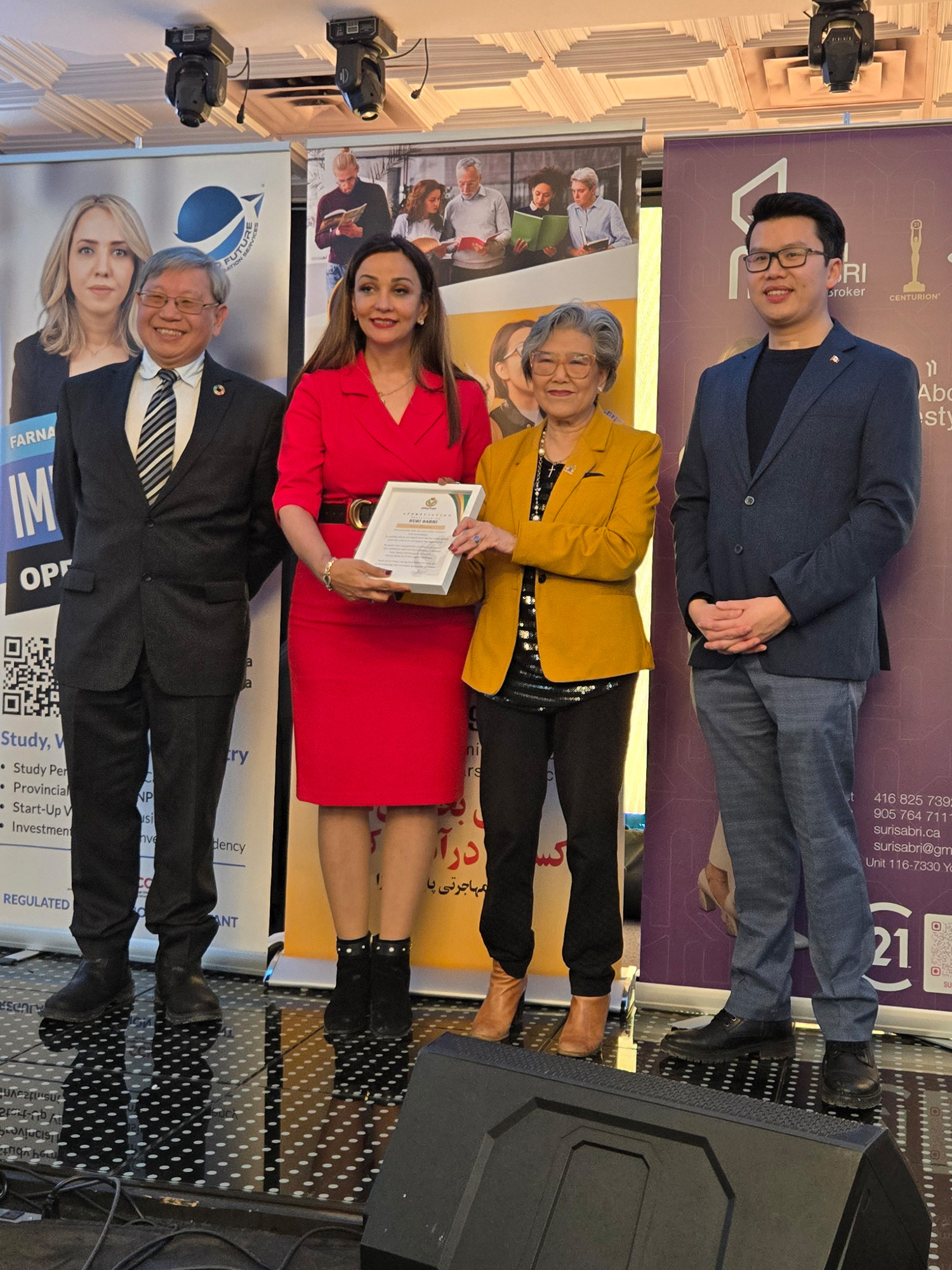 Sori-Sabri-Real-Estate-Broker-Gold-Sponsor-Appreciations-Iranian-BoxingDay-2025-Richmond-Hill-Vincent-Ho-Daisy-Way-Godwin-Chan